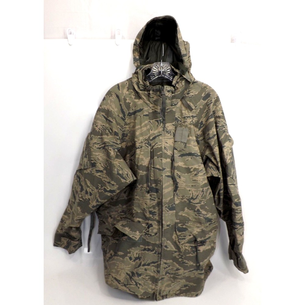 US Air Force Abu Apecs Goretex Cold Weather Tiger Stripe Parka - X-Large Regular